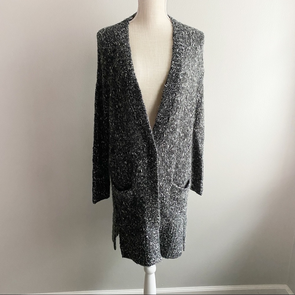 Trouvé Long Gray Cardigan